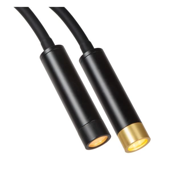 Lucide ALEC - Foco de pared / Lámpara de pared - LED - G9 - 1x3W 2700K - Incluye anillos intercambiables - Negro - detalle 3